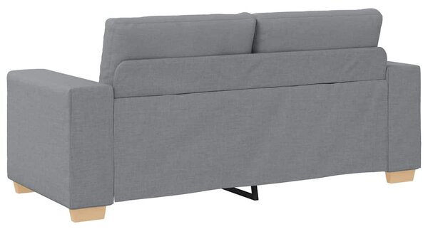 Világosszürke szövet loveseat kanapé 180x77x82 cm