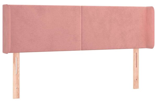 Bársony LED Fejtámla - Rózsaszín - 147cm