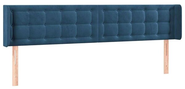 Bársony LED Fejtámla - Sötétkék - 203cm