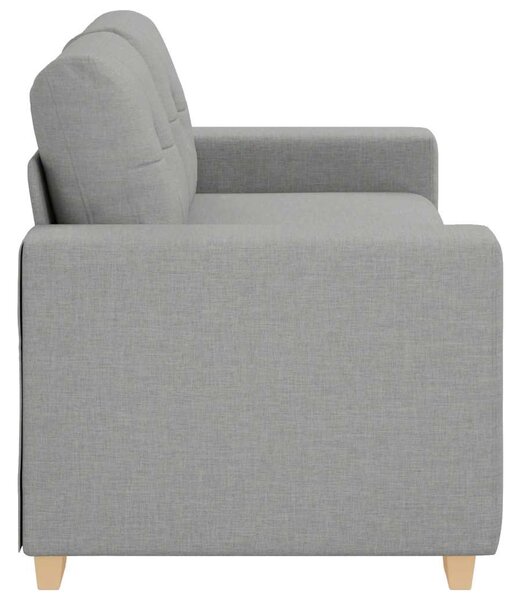 Felhőszürke szövet loveseat kanapé 180x77x82 cm