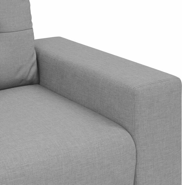 Felhőszürke szövet loveseat kanapé 180x77x82 cm
