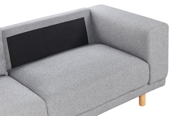 Kanapé 3 személyes NIVALA Világosszürke
