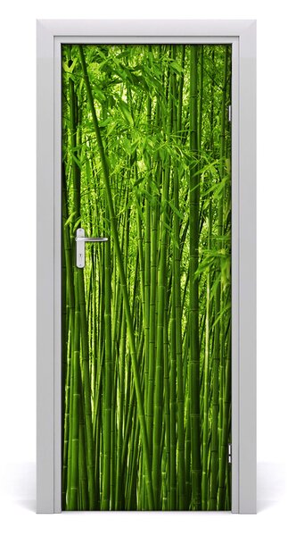Poszter tapéta ajtóra bambusz erdő 95x205