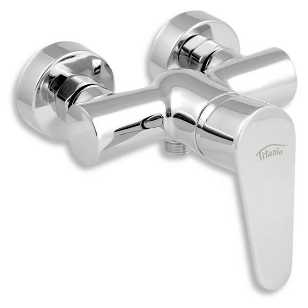 Zuhany csaptelep Novaservis Titania Fresh zuhanyszett nélkül 100 mm Króm 960651.0