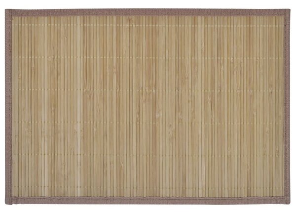 6 db bambusz alátét 30 x 45 cm barna