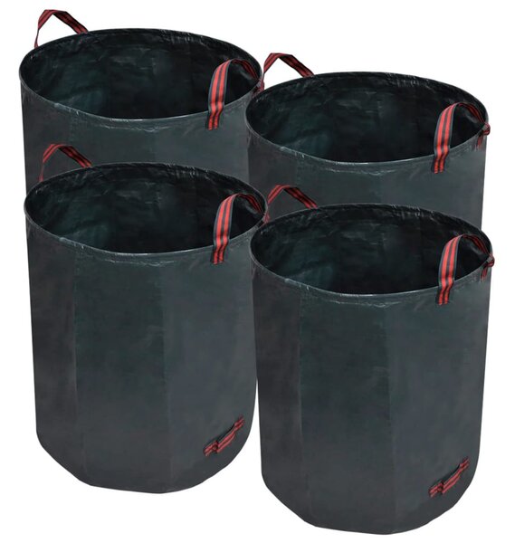 Kerti Szemetes Zsák Sötétzöld 4 db 272 literes 150 g / m²