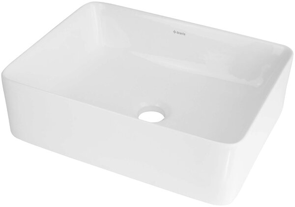 Deante Jasmin, kerámia munkalap mosogató 40x30x12 cm, fehér, DEA-CDJ_6U4S
