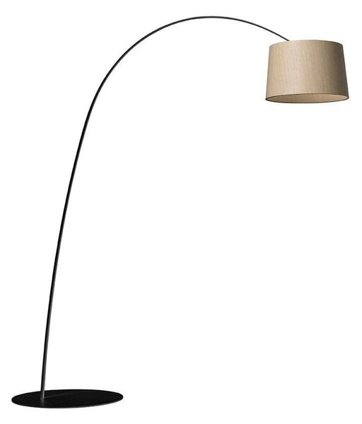 Foscarini - Twiggy Állólámpa LED Black/WoodFoscarini - Lampemesteren
