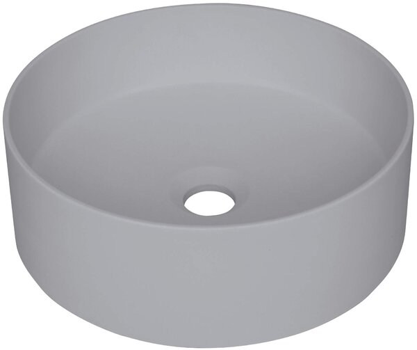 Deante Silia, gránit munkalap mosogató 36x36x12,5 cm, szürke metál, DEA-CQS_SU4S