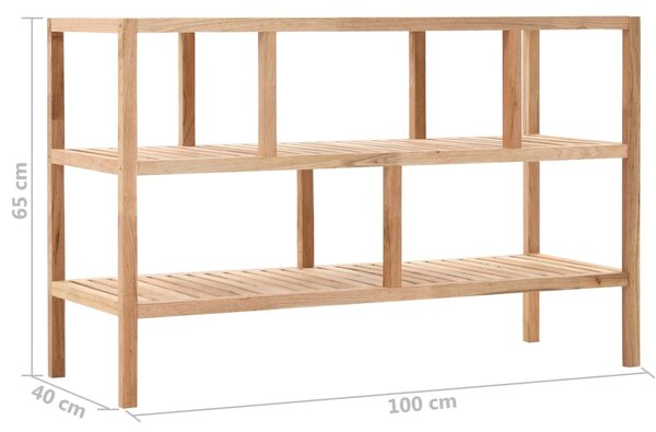 Tömör diófa fürdőszobapolc 100 x 40 x 65 cm