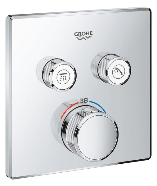 Zuhany csaptelep Grohe Smart Control termosztátos csapteleppel króm 29124000