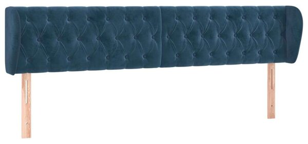 Bársony Fejtámla - Sötétkék - 203cm