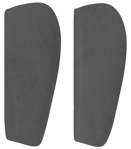 Elegáns Bársony Fejtámla Szárnyakkal - 203cm