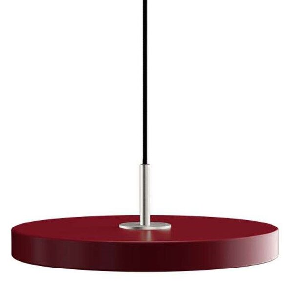 UMAGE - Asteria Mini Függőlámpa Ruby Red/Steel Top - Lampemesteren