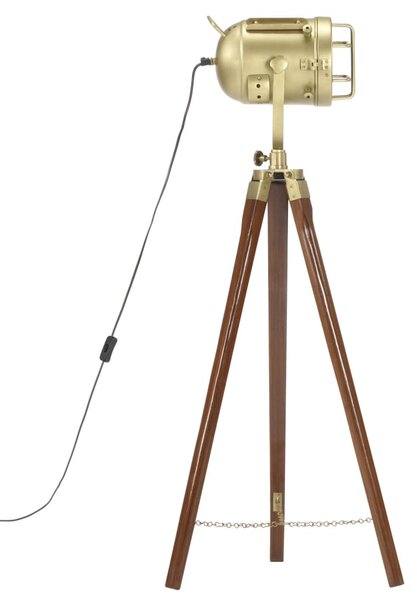 Háromlábú tömör mangófa állólámpa 97 cm