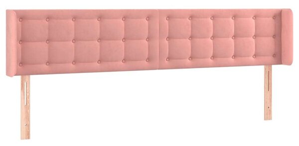 Bársony LED Fejtámla - Rózsaszín - 183cm