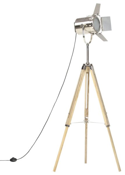 Háromlábú tömör mangófa állólámpa 140 cm