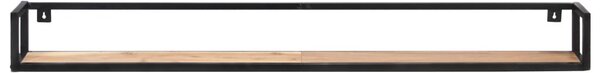 2 db tömör akácfa fali polc 160 cm