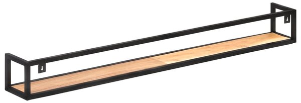 2 db tömör akácfa fali polc 160 cm