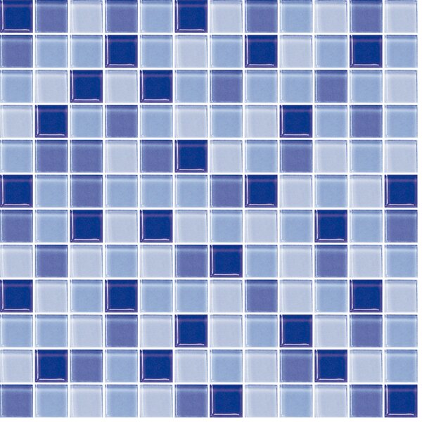 Üvegmozaik Premium Mosaic kék 30x30 cm fényes MOS25MIX5