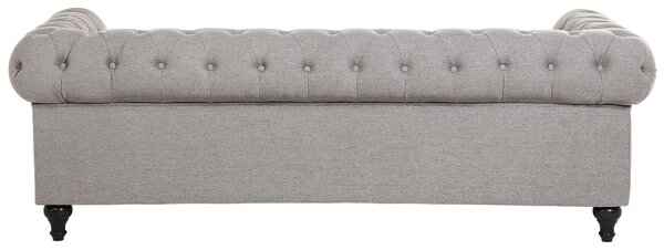Kanapé 3 személyes CHESTERFIELD Világosszürke