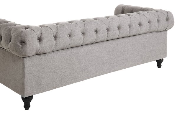 Kanapé 3 személyes CHESTERFIELD Világosszürke