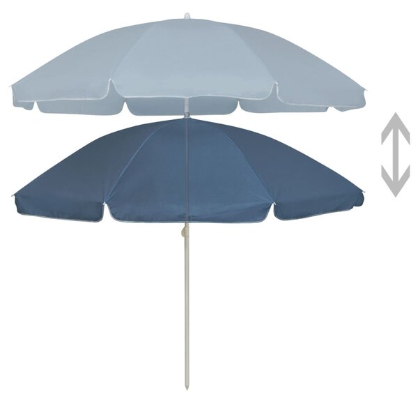 Kék strandnapernyő 240 cm