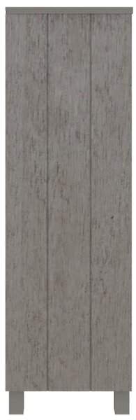 HAMAR világosszürke tömör fenyőfa könyvszekrény 85x35x112 cm