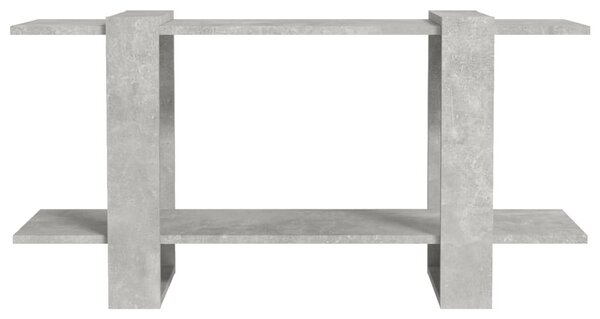 Betonszürke szerelt fa könyvszekrény 100 x 30 x 51 cm