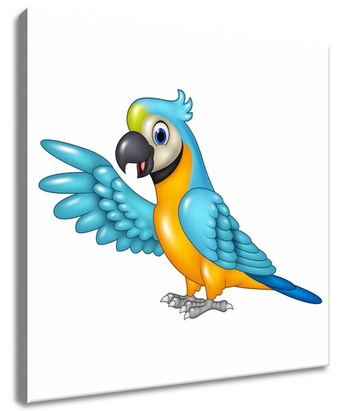Gario Vászonkép Kék papagáj Méret: 30 x 30 cm