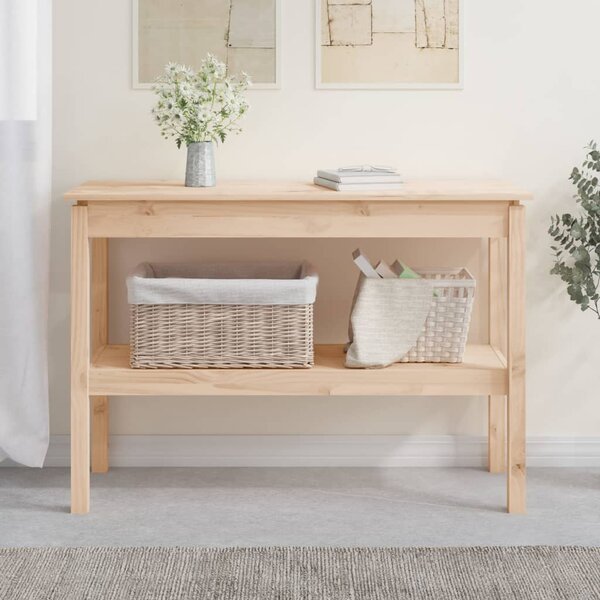 Tömör fenyőfa tálalóasztal 110 x 40 x 75 cm