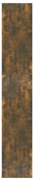 Füstös tölgy színű fa könyvszekrény/térelválasztó 80x30x166 cm