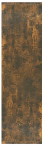 Füstös tölgy színű fa könyvszekrény/térelválasztó 60x30x103 cm