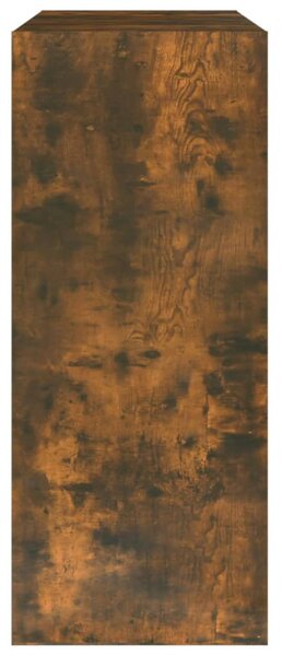 Füstös tölgy színű könyvszekrény/térelválasztó 80x30x72 cm