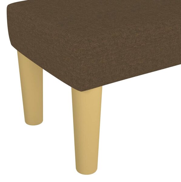 Barna szövet pad 70 x 30 x 30 cm