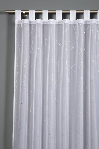 Fehér voile fényáteresztő függöny 140x245 cm – Sehlbach