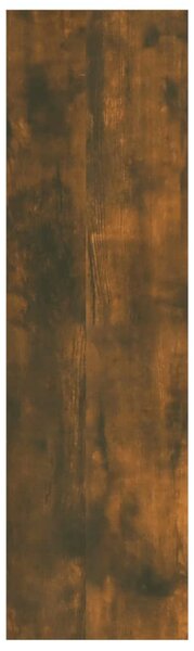 Füstös tölgy színű szerelt fa fali polc 75x16x55 cm
