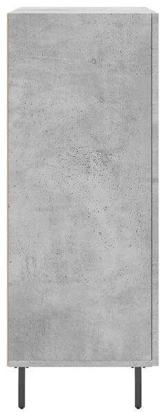 Modern Tálalószekrény - Betonszürke - 69,5x34x90 cm