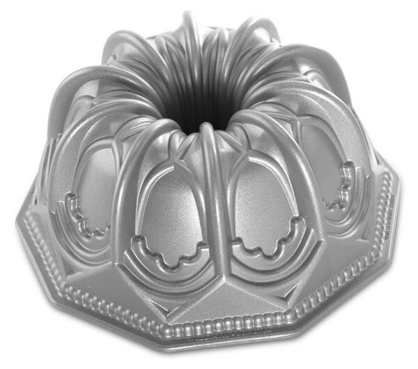 Cathedral ezüstszínű sütőforma, 2,1 l - Nordic Ware