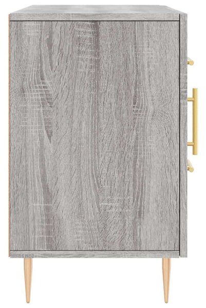 Modern Tálalószekrény - Szürke Sonoma - 100x36x60 cm