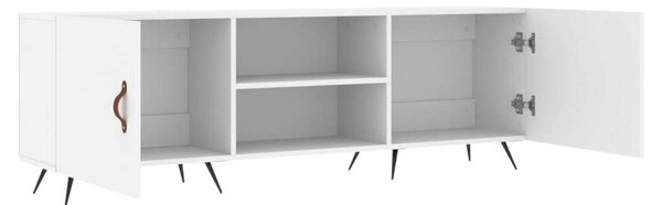Modern TV-szekrény - Fehér - 150x30x50 cm