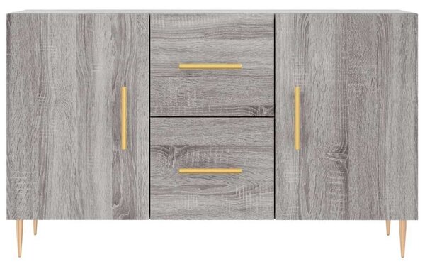 Modern Tálalószekrény - Szürke Sonoma - 100x36x60 cm