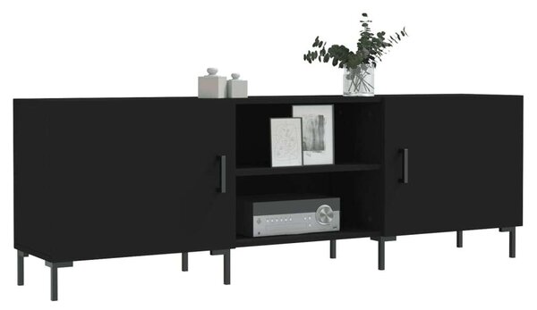 Modern TV-szekrény - 150x30x50 cm - Fekete