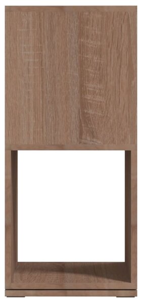 Sonoma tölgy színű szerelt fa forgószekrény 34,5x34,5x75,5 cm