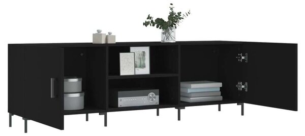 Modern TV-szekrény - 150x30x50 cm - Fekete