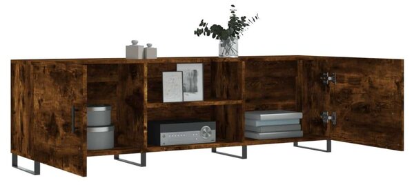 VidaXL füstös tölgyszínű szerelt fa TV-szekrény 150x30x44,5 cm