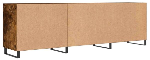VidaXL füstös tölgyszínű szerelt fa TV-szekrény 150x30x44,5 cm