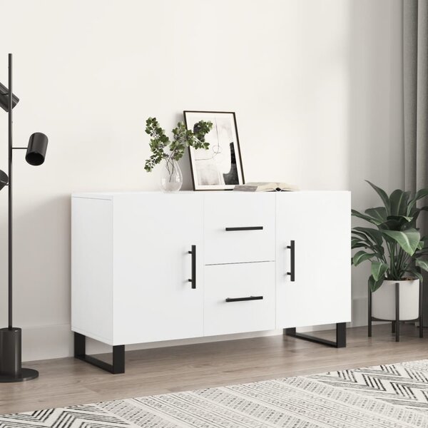 Modern Fehér Tálalóasztal - 100x36x60 cm