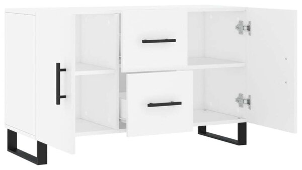 Modern Fehér Tálalóasztal - 100x36x60 cm