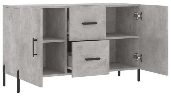 VidaXL Tálalószekrény - Betonszürke - 100x36x60 cm